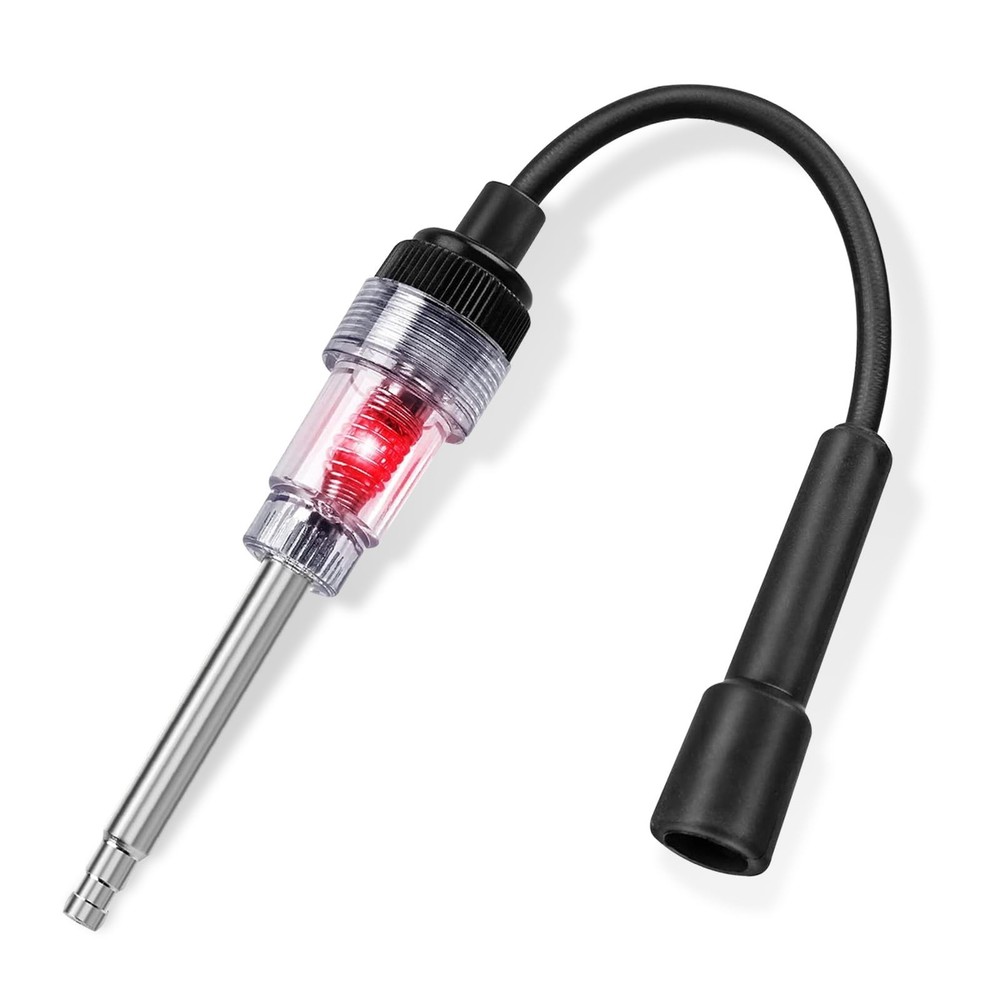 Inline Spark Plug Tester, Auto Straight Boot Engine Ignition Tester, Internal...