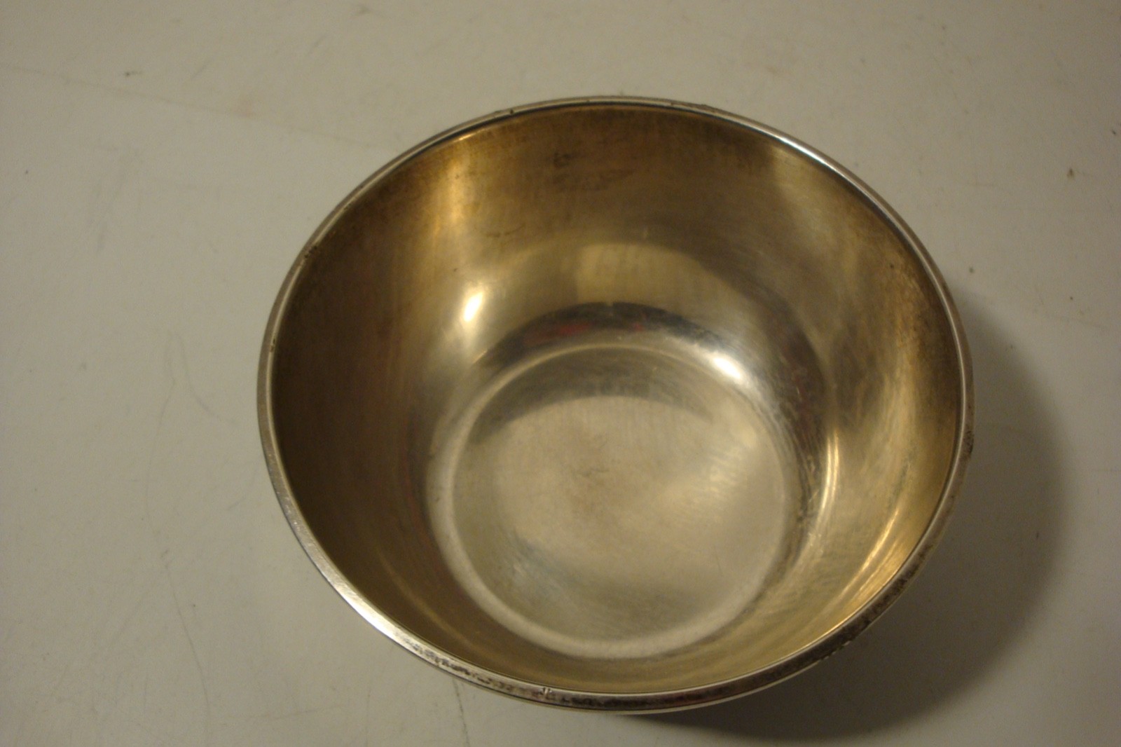 Vintage Sterling Silver bowl 109 grams "D" hallmark no monogram