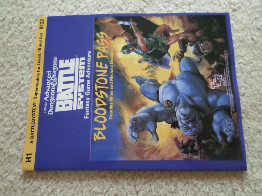 Bloodstone Pass  H1   module    Dungeons & Dragons  adventure
