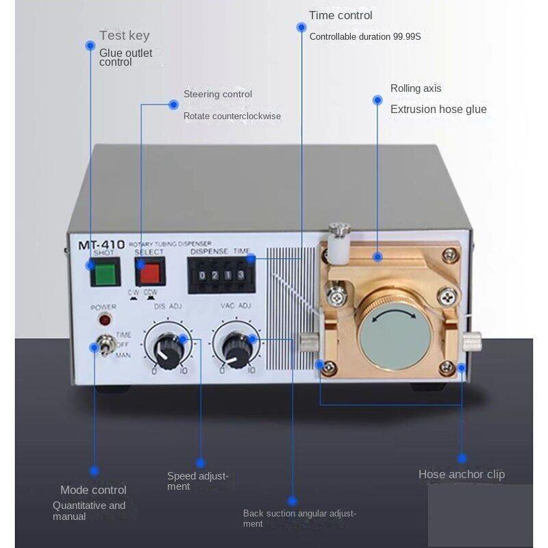 MT-410 Auto Peristaltic Glue Applicator Quick Drying Glue Liquid Dispenser
