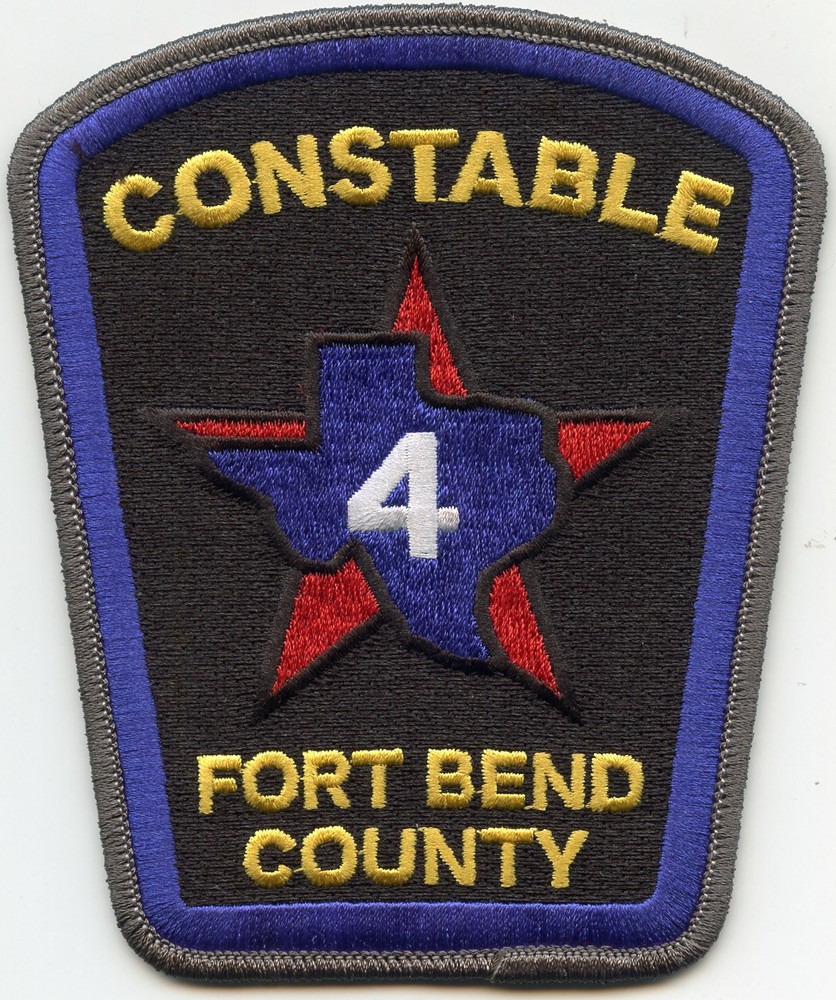 FORT BEND COUNTY TEXAS TX Precinct 4 CONSTABLE sheriff police PATCH