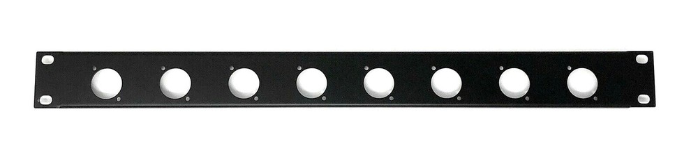 2 x Cases Metal Rack Panel 1-Space 8 D-Series Punch-Out (Pair)