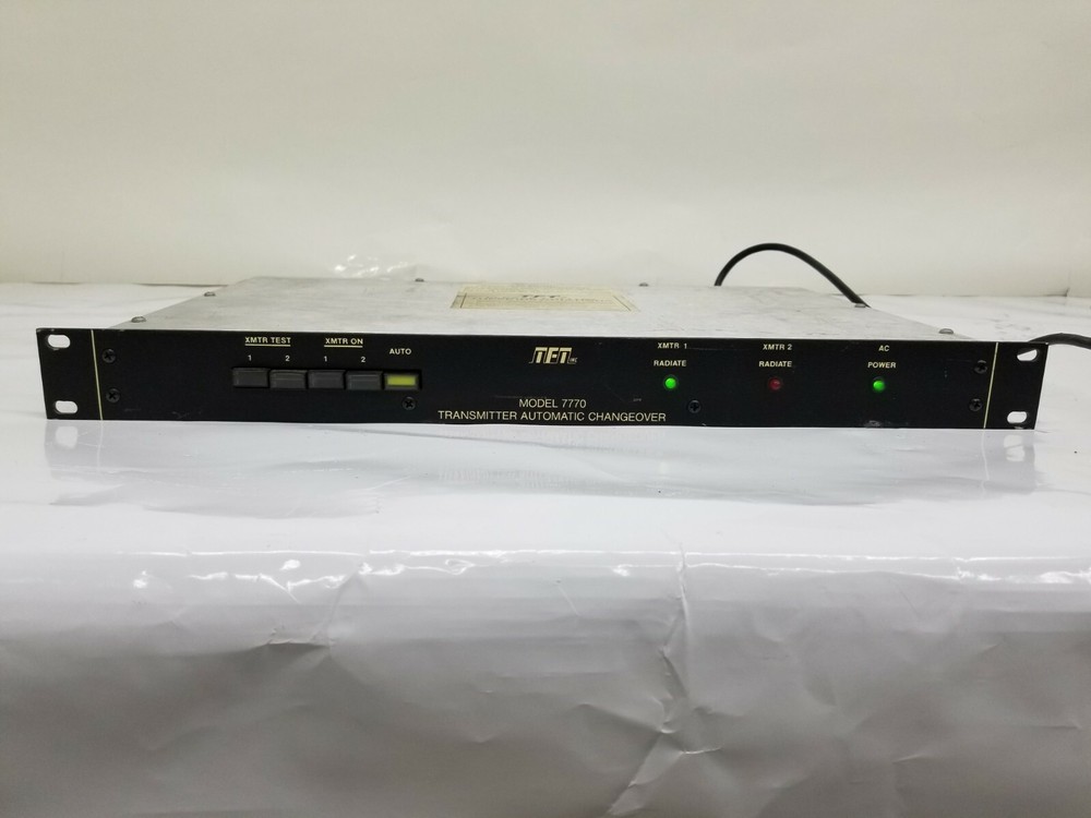 TFT Model 7770 Transmitter Automatic Changeover