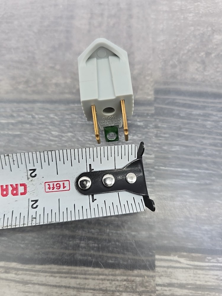 Single to Single Gray 2-Wire to 3-Wire Adapter (D3)