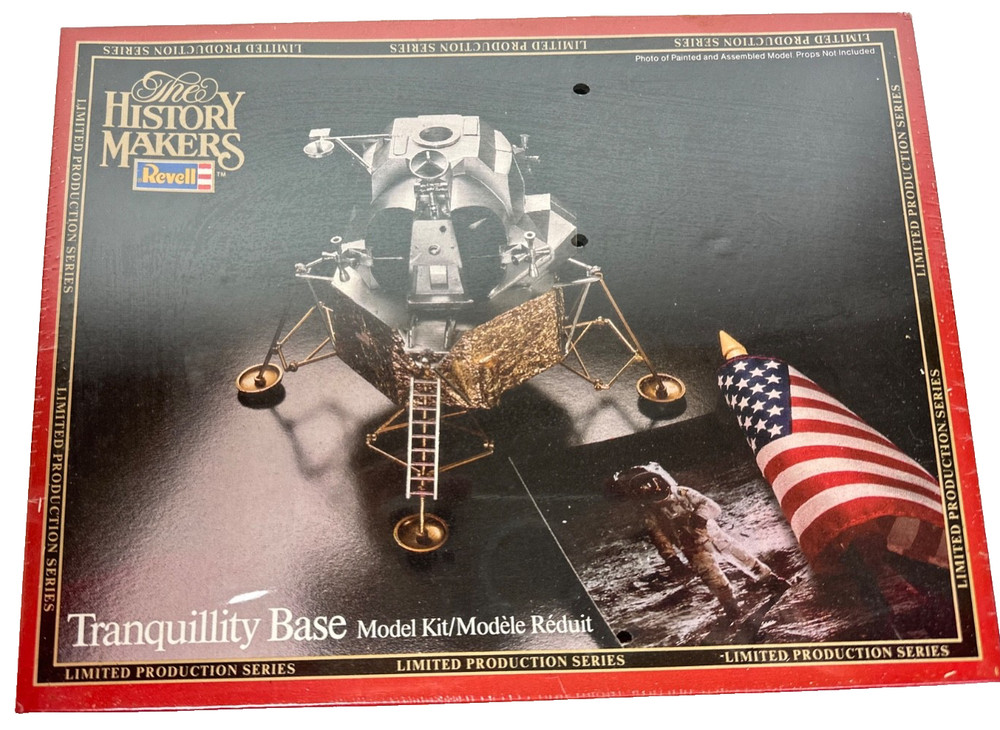 1982 Revell History Makers Tranquility Base 1:48 Model Kit # 8604 Sealed
