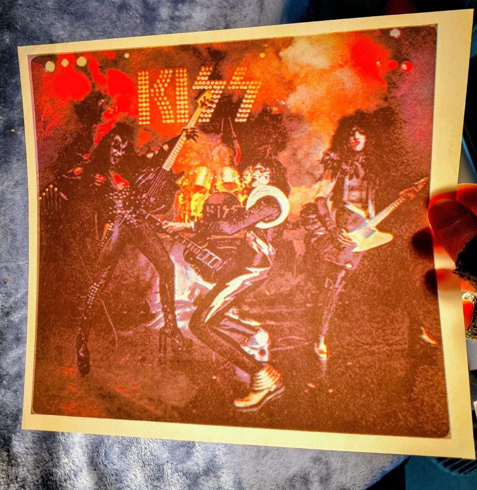Kiss Alive I Square Iron On