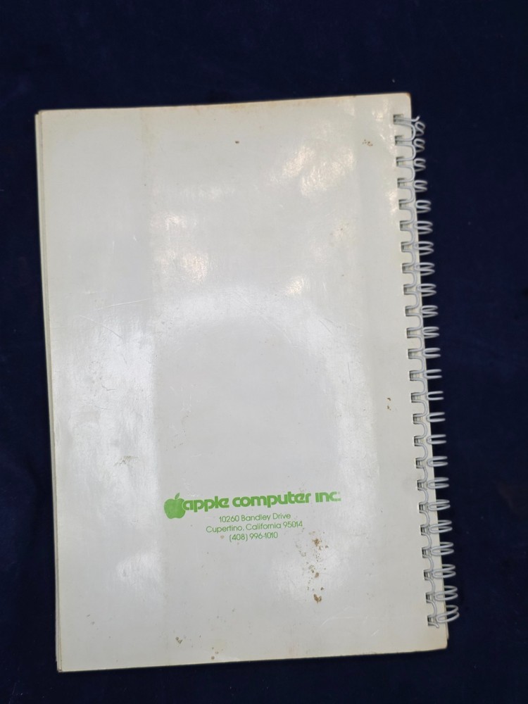 Lot of 6 Apple II Manual DOS Applesoft Practical Basic Programming