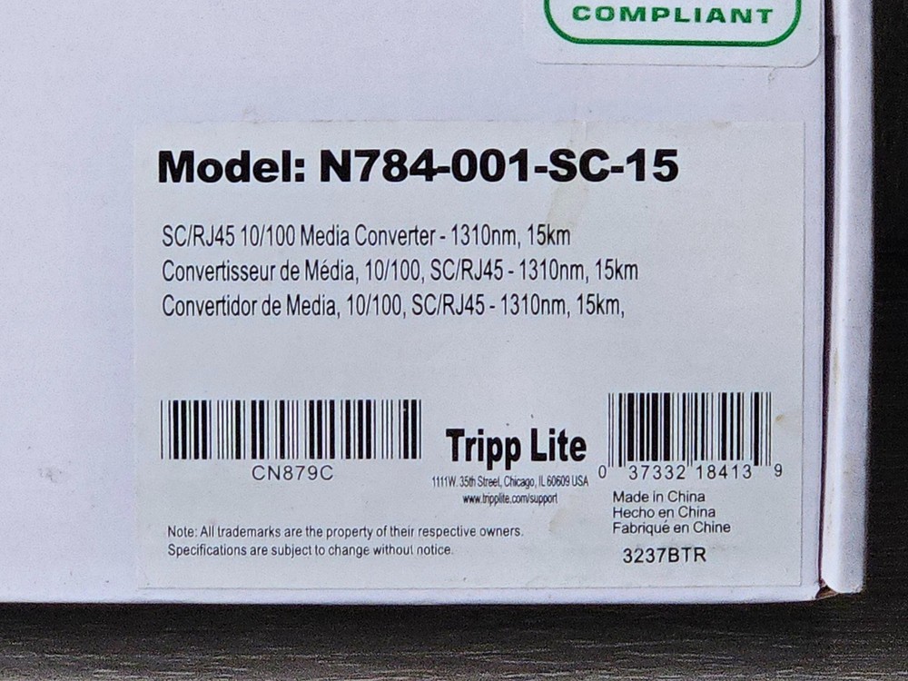 Tripp-Lite N784-001-SC-15