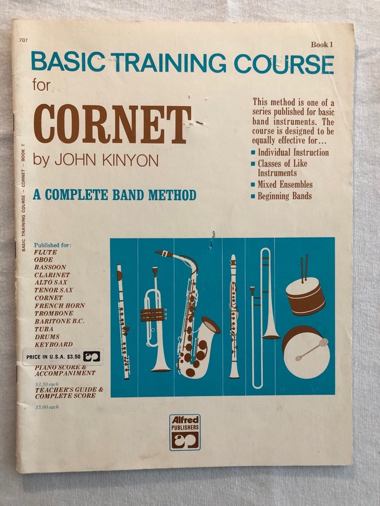Basic Training Course For Cornet Book 1 and 2 by John Kinyon