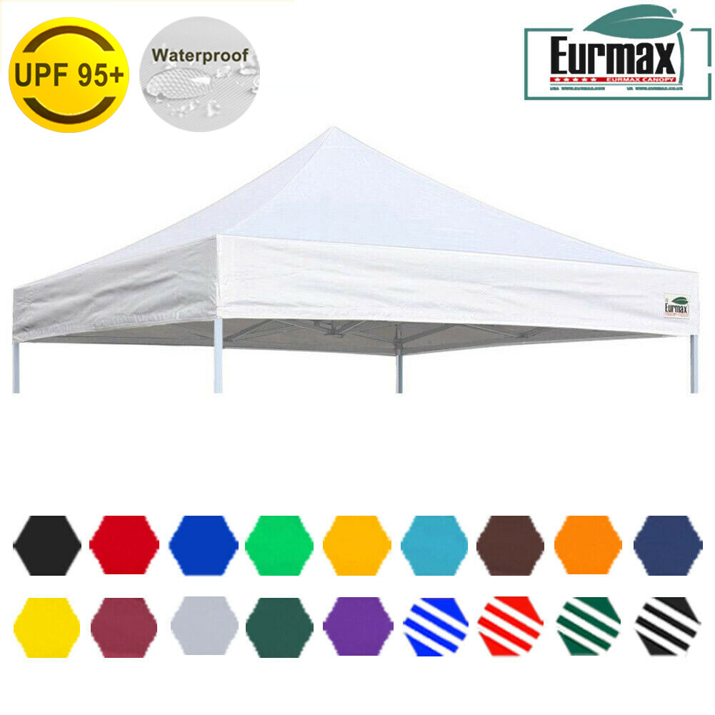 Eurmax Pop Up Replacement Canopy Tent Top Cover Instant Ez Canopy Top Cover ONLY