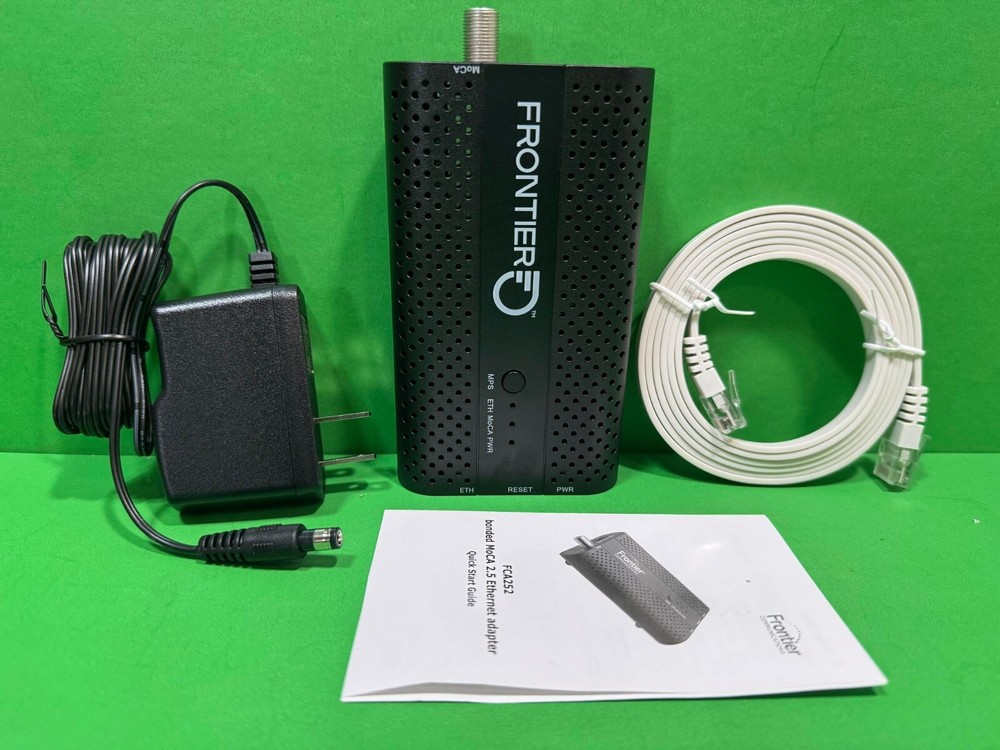 2 PACK - FRONTIER FCA252 MoCa 2.5 Ethernet Network Adapter BRAND NEW