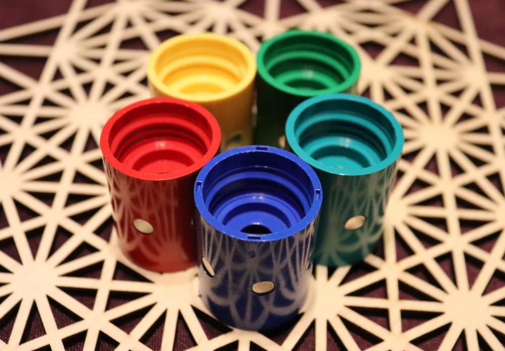 Double Vortex, Magnetic Implosion, Water Structuring Device - 4 magnet array