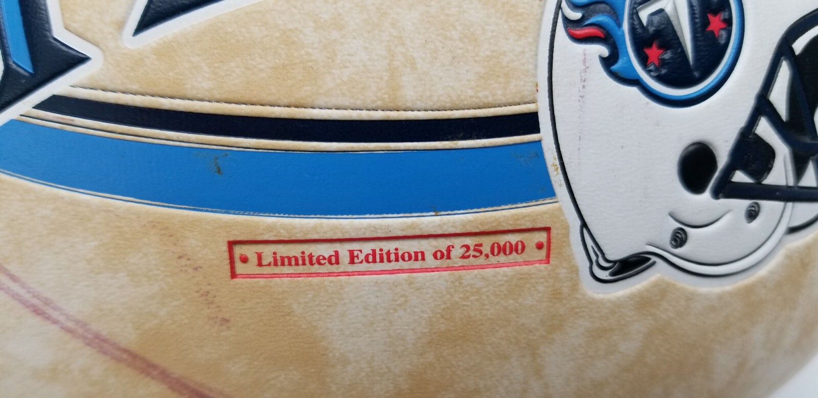 CHRIS JOHNSON Signed TENNESSEE TITANS limited edition football ball - free ship