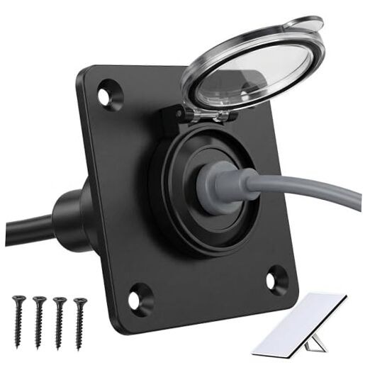 Waterproof Wall Socket Passthrough for Starlink Mini, IP67 Waterproof Panel