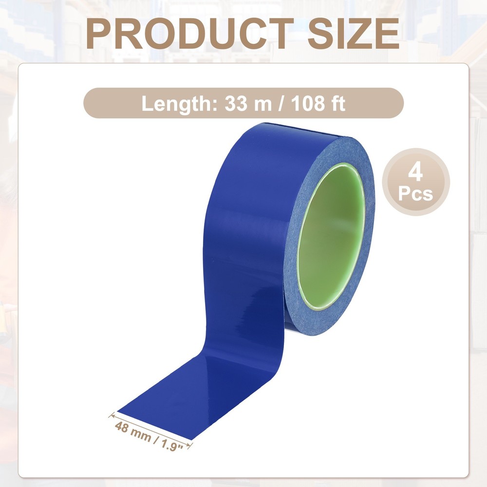 Sign Tape 2"x110ft, 4pcs, Blue