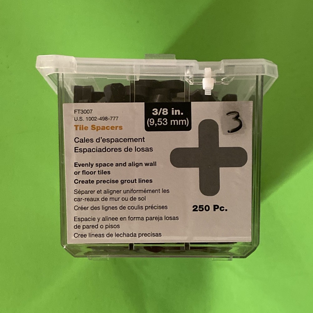 Tile Spacers  3/8 in. Spacers (250 pc) FT3007