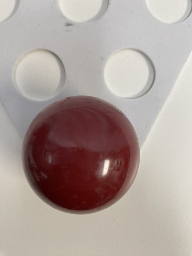 Vintage Replacement Billiard Pool Ball 2 1/4" Diameter Number 7 Maroon Solid