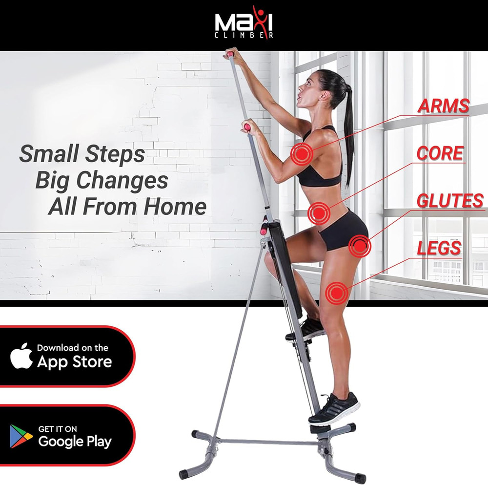 2.0 Vertical Climber ERS (Elastic Resistance System) - Easy to Assemble, Folding