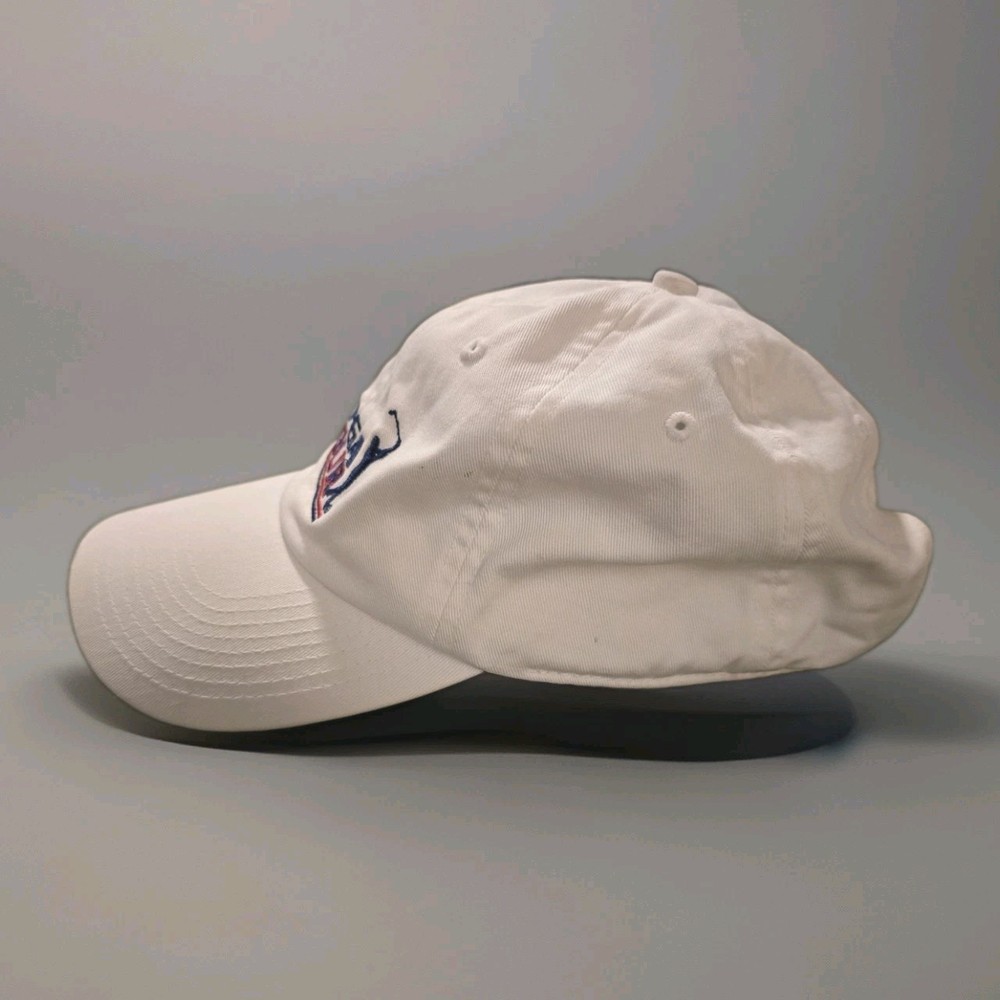 The Game One Size White PGA Tour Golf Hat Adjustable Strapback Vintage