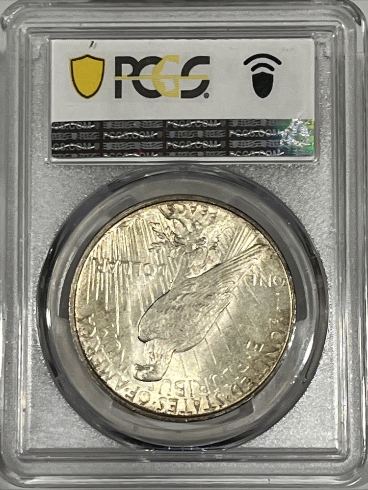 1923-D P Peace Silver Dollar PCGS MS62 Strong Luster