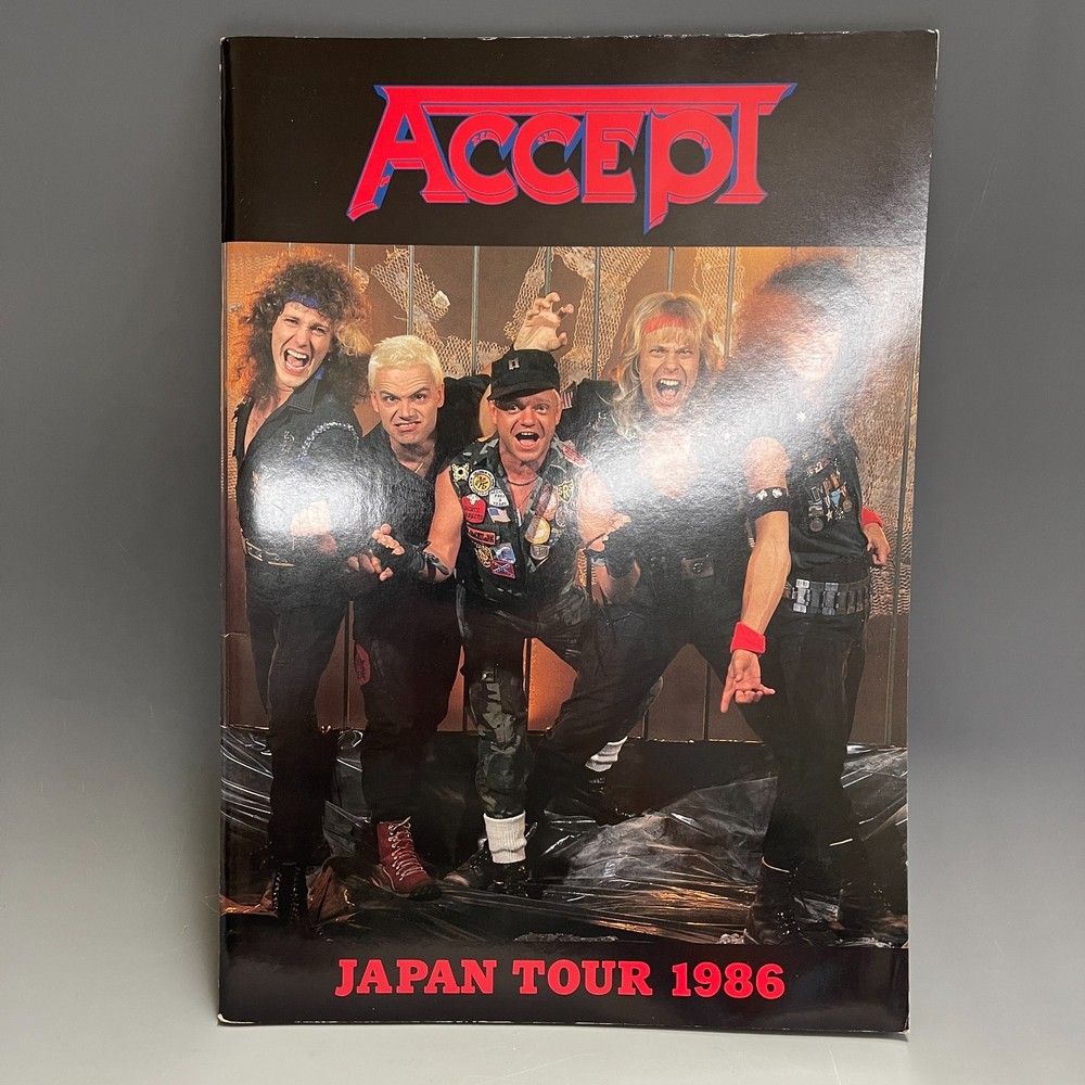 ACCEPT Heavy Metal Japan Tour 1986 Live Concert Program Book Pamphlet