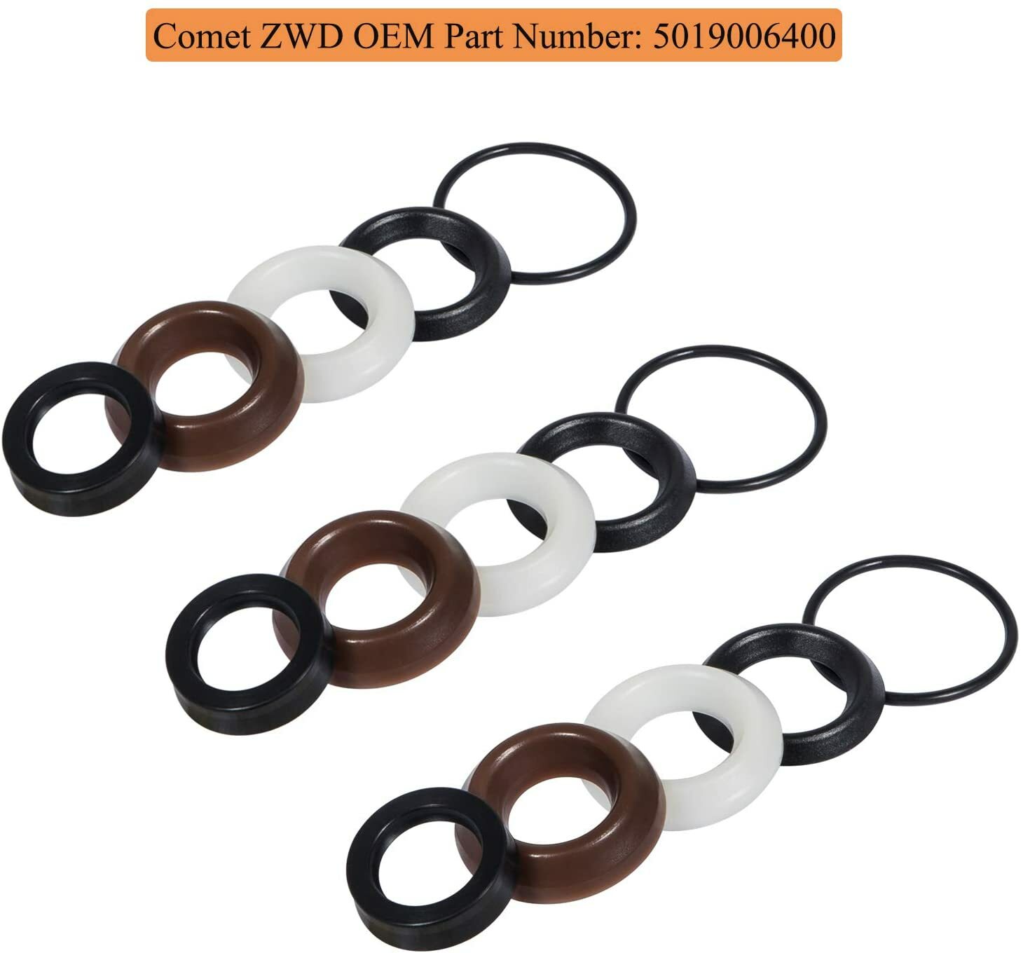 5019006400 Packing Kit Seal Repair Kit for Comet Pump ZWD2530G ZWD3030G ZWD4030G