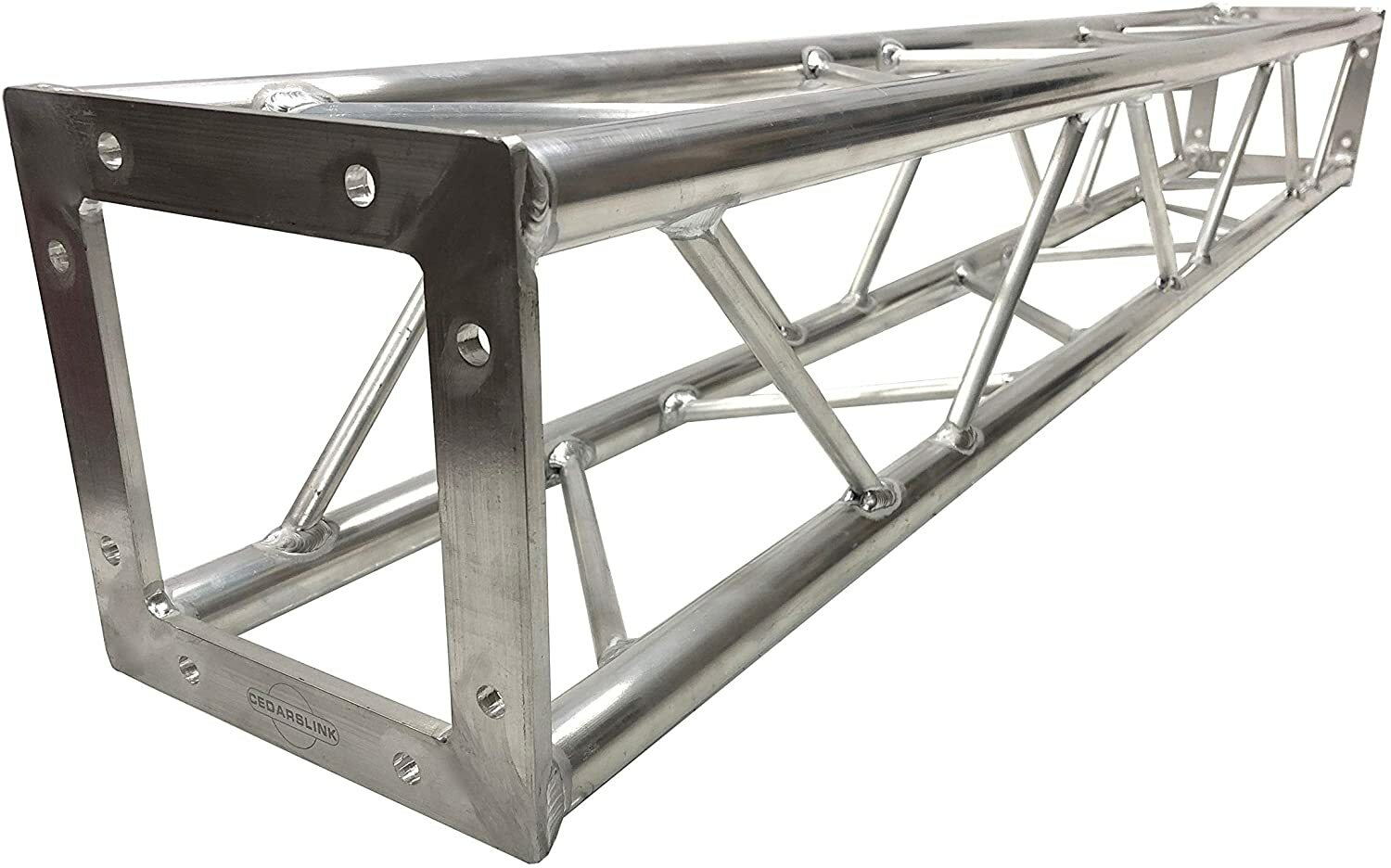 2 DJ Lighting 4.92 ft Bolted Aluminum 8"x8" Truss Light Weight Dual Totem System