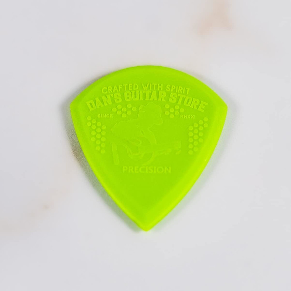 Precision Pick MINI Plectrums 10-Pack - High Grip & Visibility for Guitar