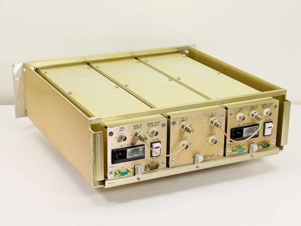 3dbm 70MDF-DAT-GLW Dual-Channel RF Satcom Signal Modulator - 19" Chassis