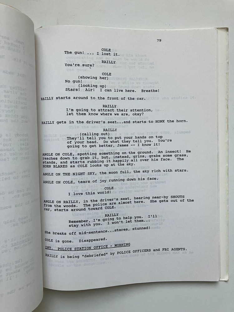 'TWELVE MONKEYS' (1995) AUTHENTIC PROD SCRIPT! NOT A REPRINT. GILLIAM CLASSIC!