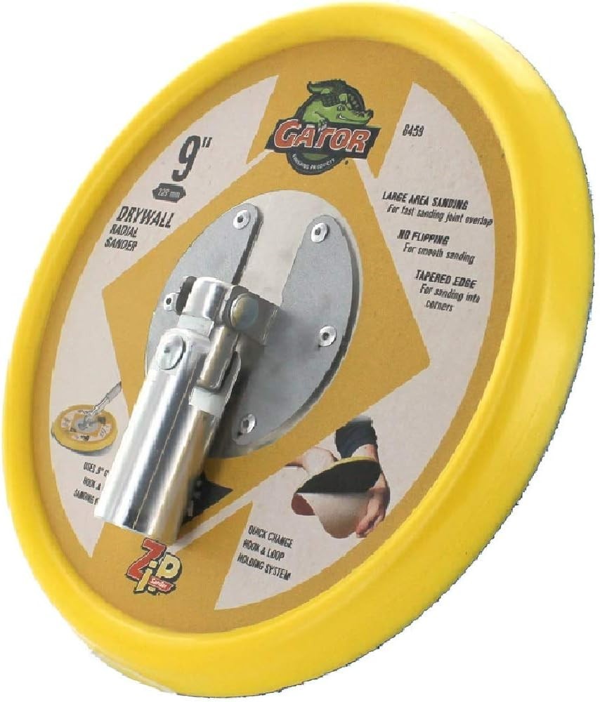 9 Inch Hook and Loop Radial Drywall Sander Head for Efficient Finishing