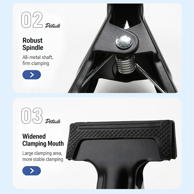 Metal Clip Background Support Clamp Photo Studio Backdrop Bracket Holder