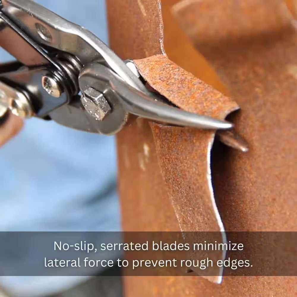 Straight-Cut Aviation Snips, 10 In.