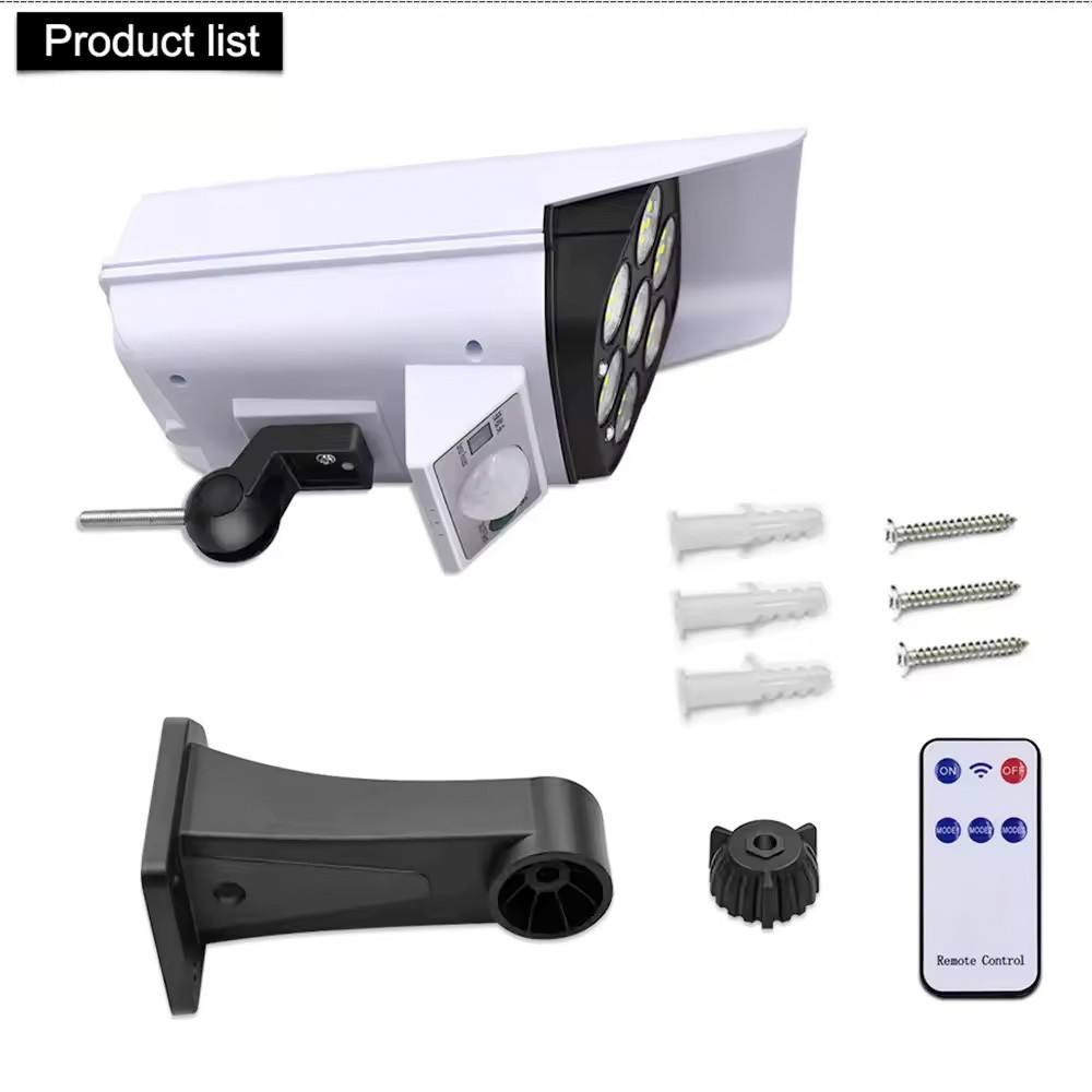 2x Solar Motion Sensor Lights Outdoor Wireless 77 LED Flood Security Spotlights