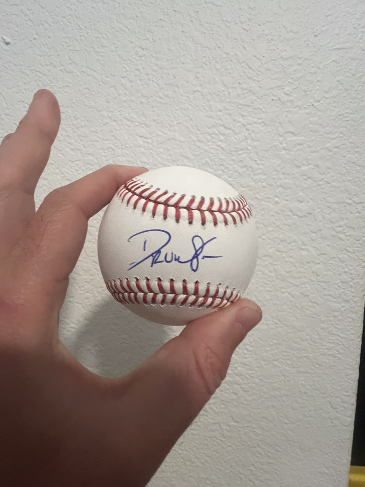 Druw Jones Signed OMLB  Baseball AZ Diamondbacks