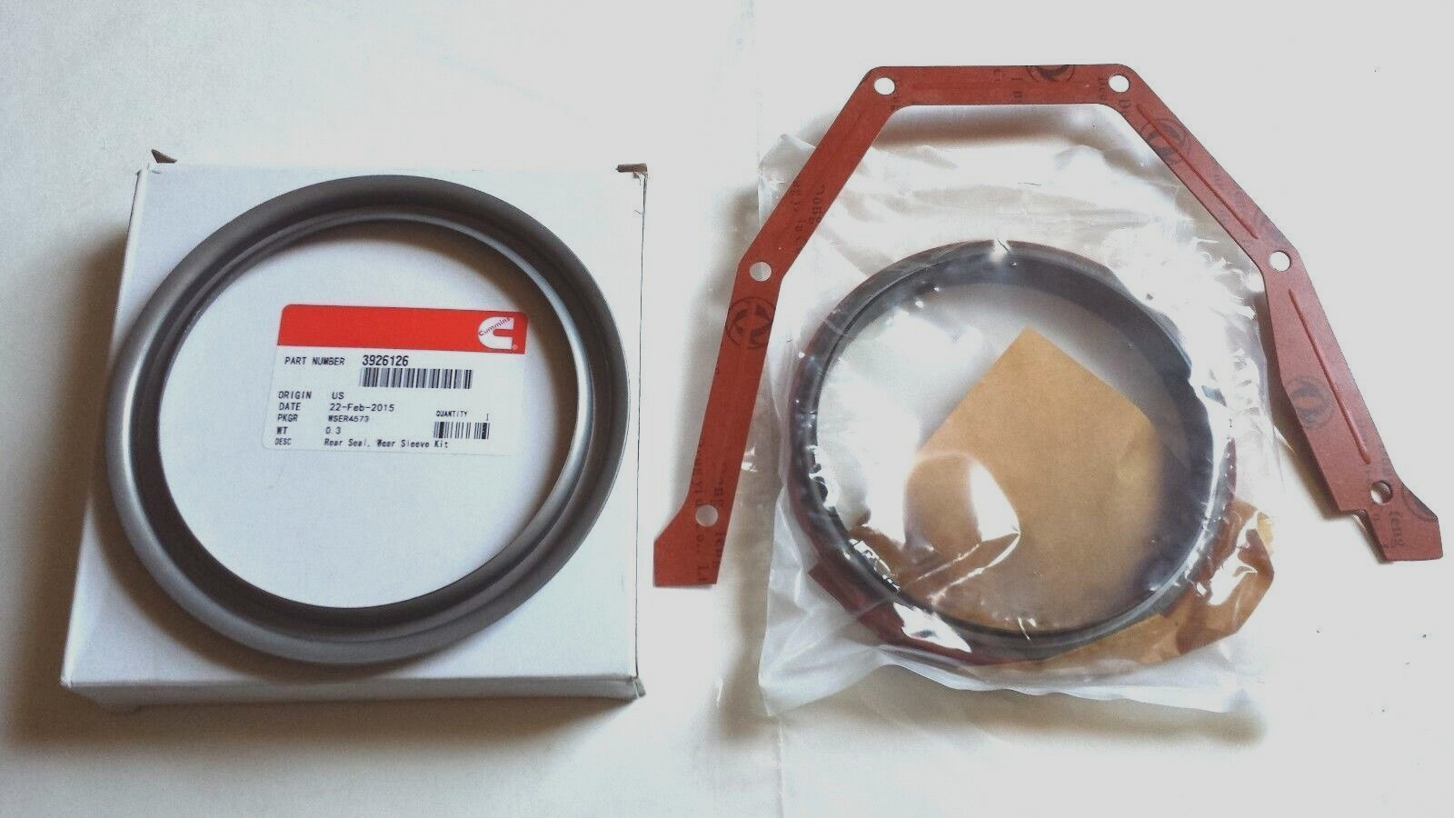 Cummins Rear Crankshaft Oil Seal w/ Wear Sleeve & Steel Installer 89-02 5.9 12V