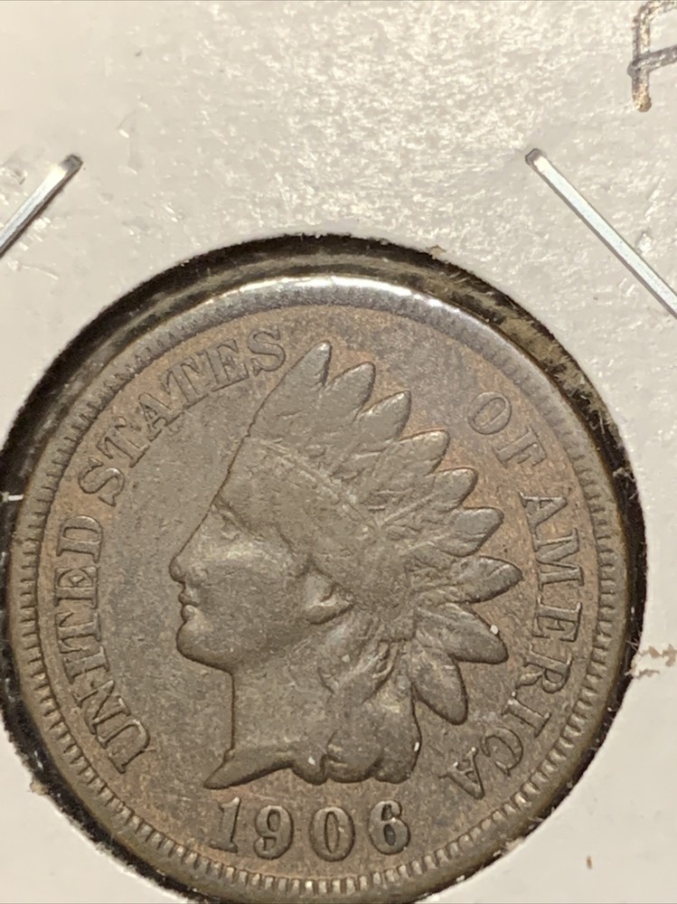 1906 Indian Head Cent ~ NICE F/VF ~