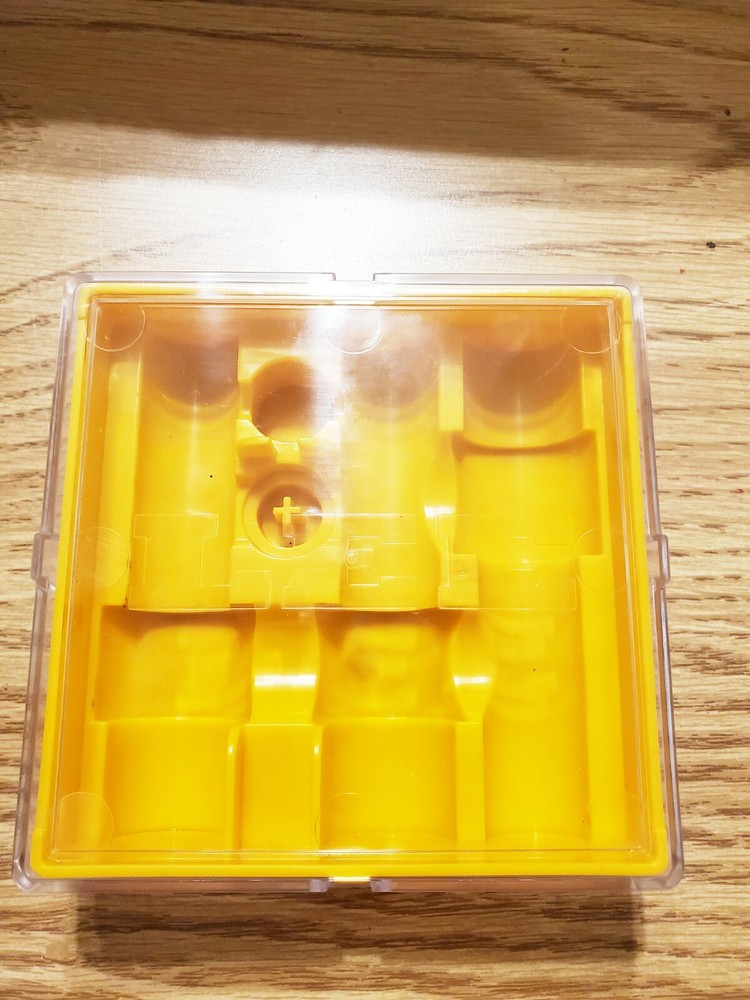 Lee Precision 3 Die Box YELLOW!! NEW!