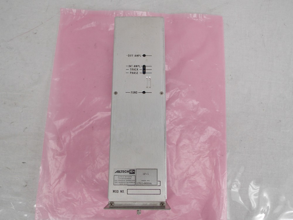SINGER GERTSCH PAV-4BR PHASE ANGLE VOLTMETER FREQUENCY MODULE