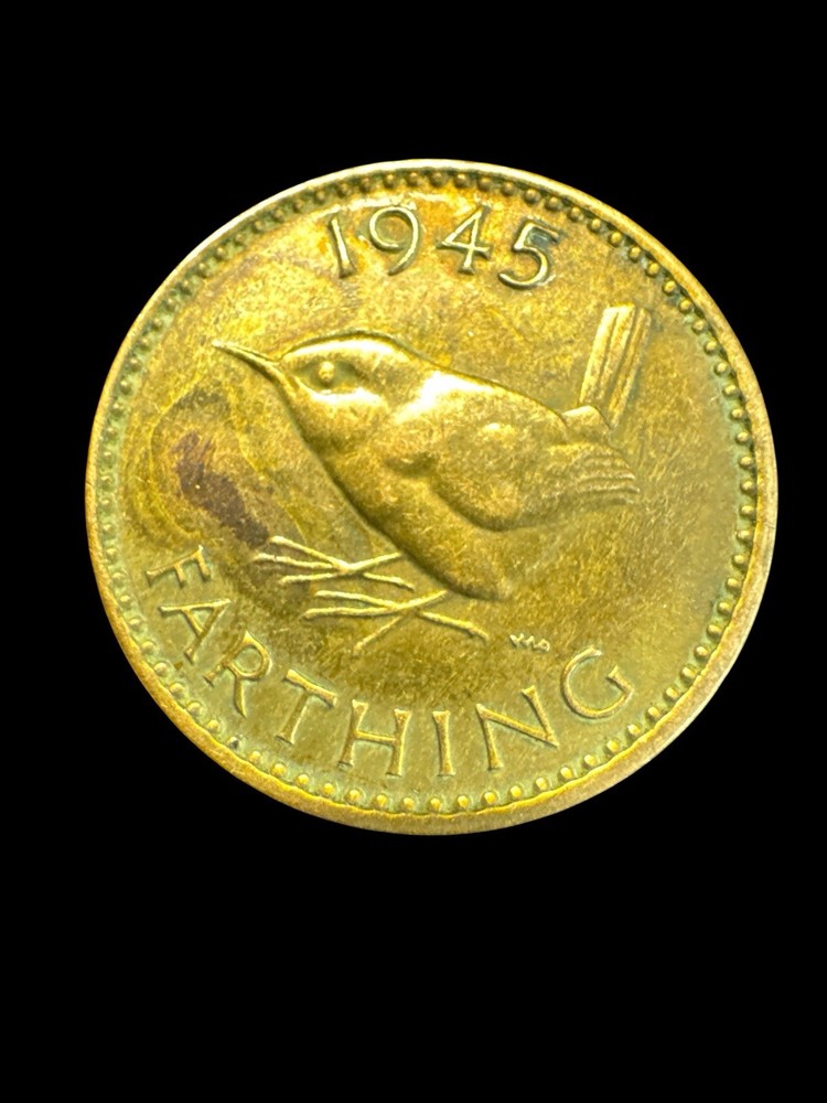 1945 Great Britain Farthing Coin - Z8B