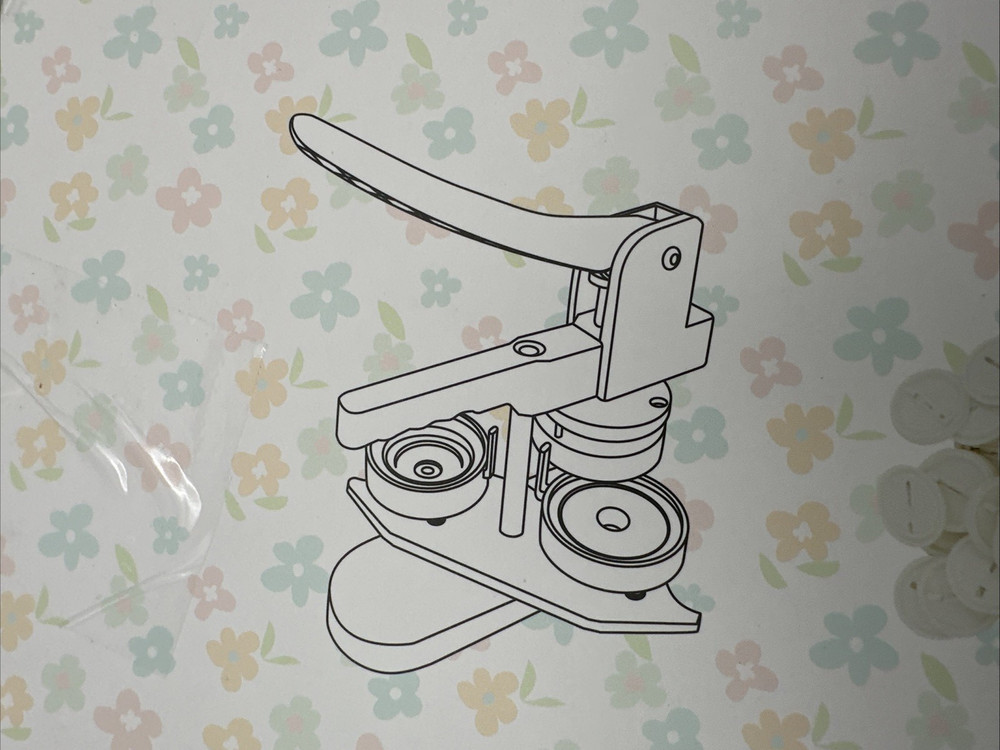 Badge Making Machine 58mm - DC -109 - DYI Button Pin Maker Machine - Green