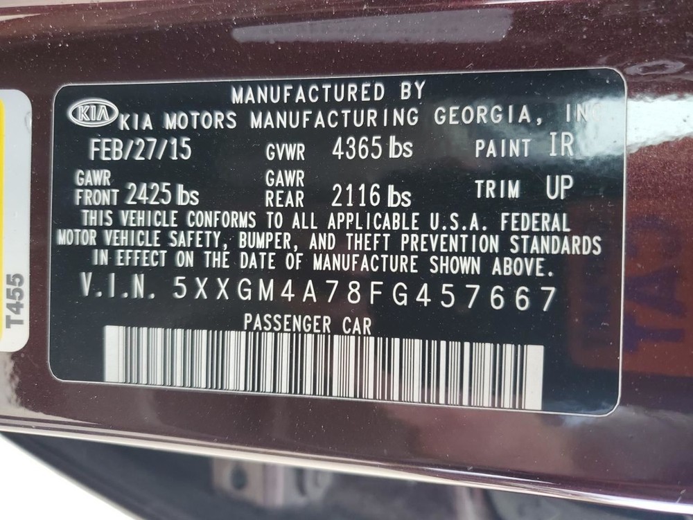 OPTIMAKIA 2015 Glove Box 4924599