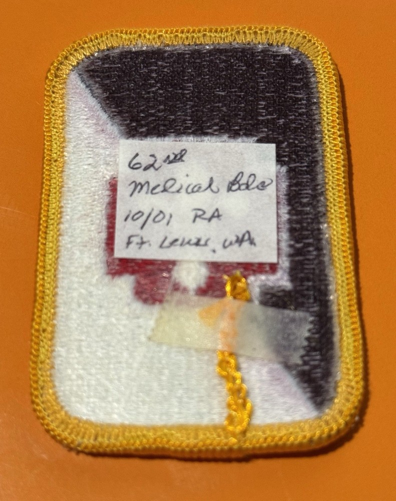 US Army Patch 62nd Medical Brigade ...073