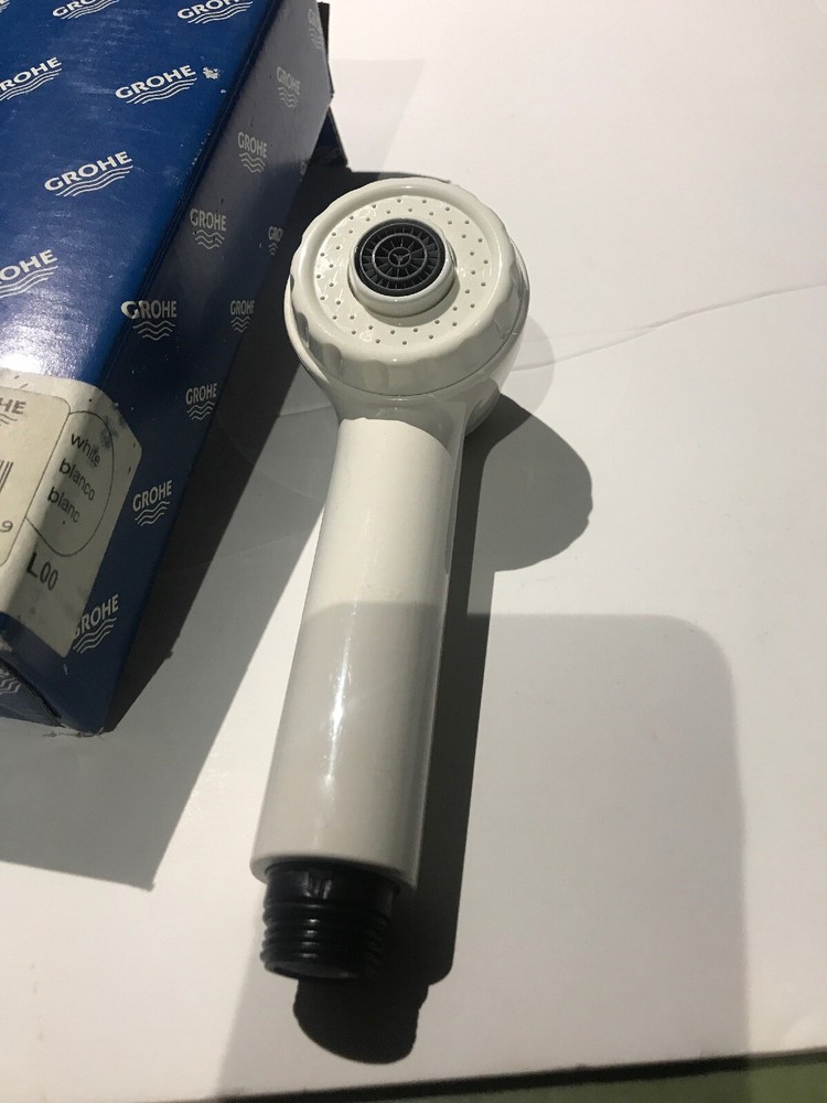 NOS GROHE 46288 LOO EURODECK WHITE HANDSPRAY