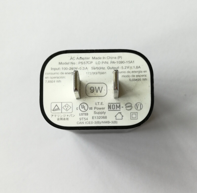 5V 1.8A 9W Wall Charger Adapter For Amazon Fire Tablets Kindle eReaders,Echo dot