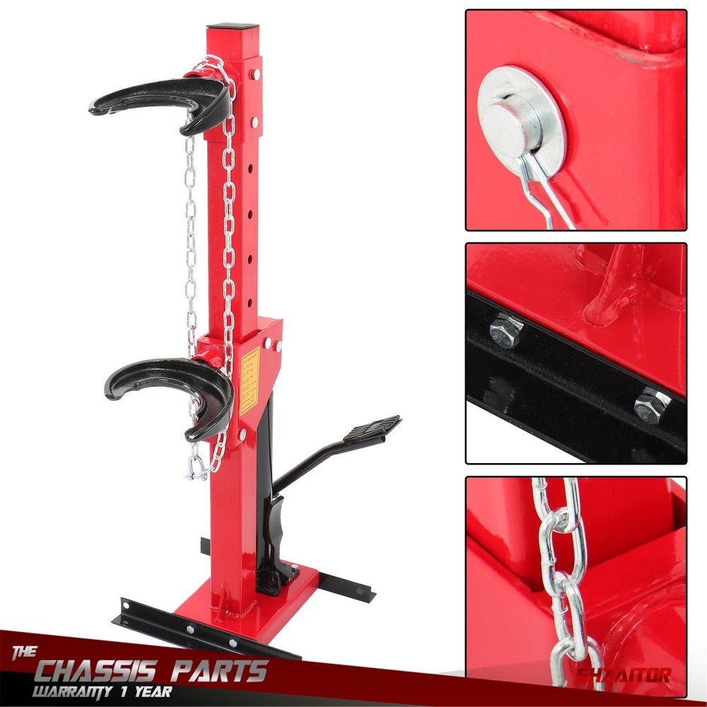 4.5Ton Coil Spring Compressor Auto Strut Hydraulic Compressor Removing Tool Red