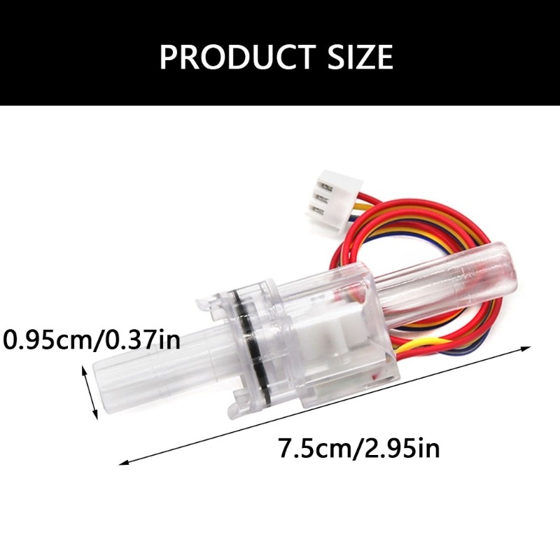 High Sensitivity Hall Effect Water Flows Meter Hall Meter for Various Liquids