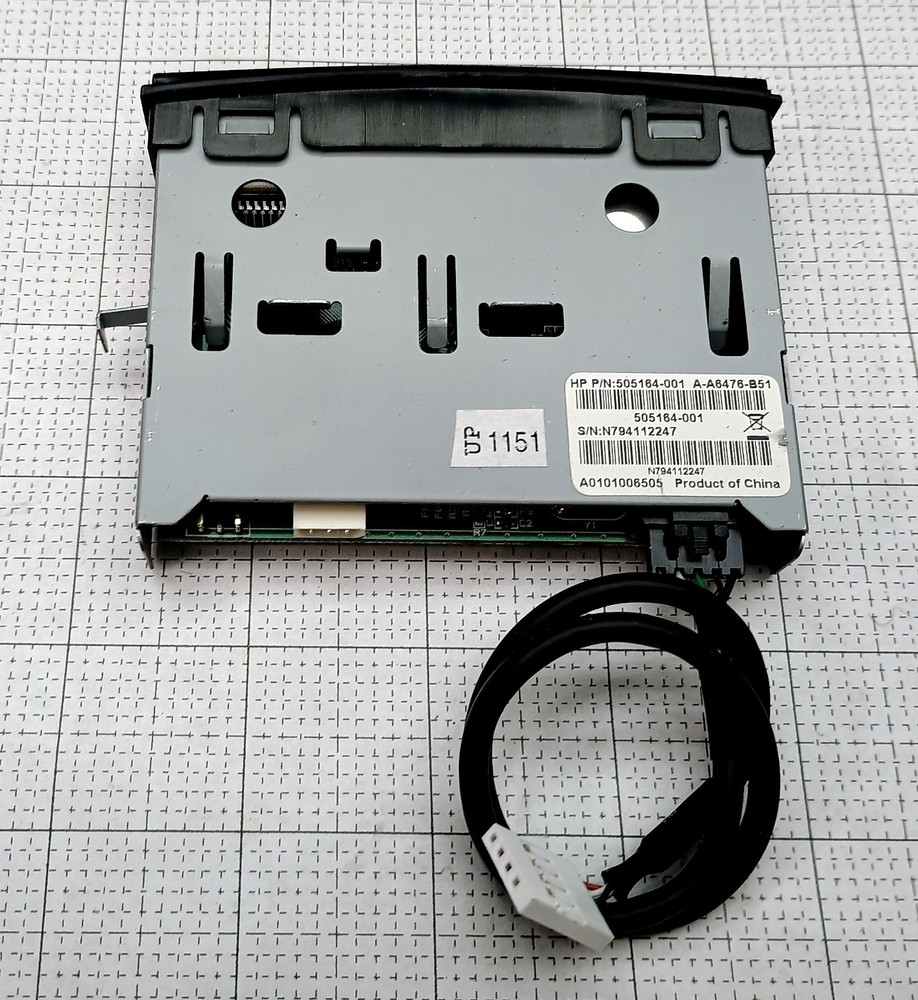 Multi I/O Memory Card Reader - HP proprietary - with cable