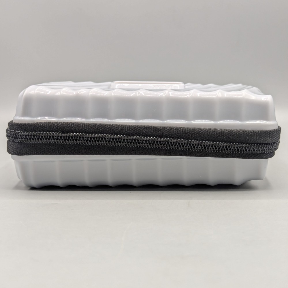 Tumi Delta Silver Mini Hard Shell Amenity Case Kit EMPTY
