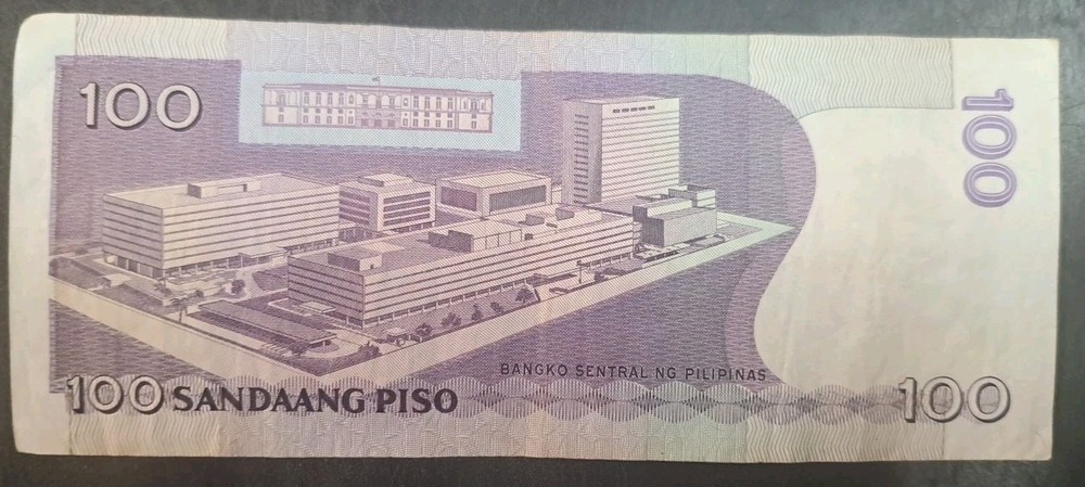 1999 Philippines 100 Piso P184d, DN800981, sigs Estrada & Singson.